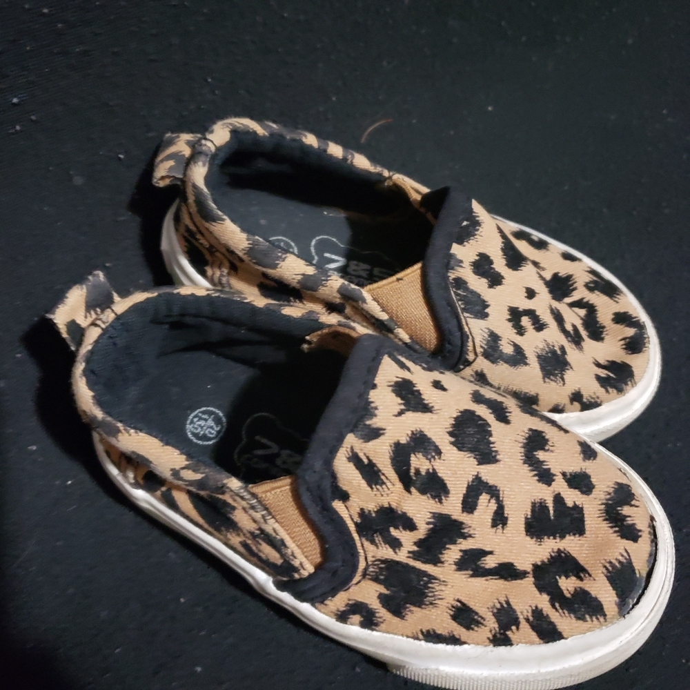 7&5 Conamore Leopard Print Toddler Slip-ons